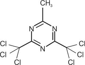 2,4-Bis(trichloromethyl)-6-methyl-1,3,5-triazine (Appolo-577)