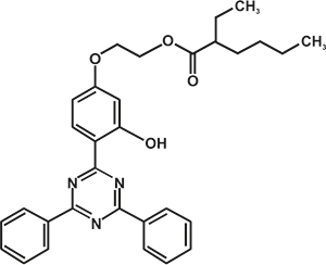 2-(4,6-Diphenyl-1,3,5-triazin-2-yl) -5-[2-(2-ethylhexanoyloxy)ethoxy] phenol (Appolo-46)