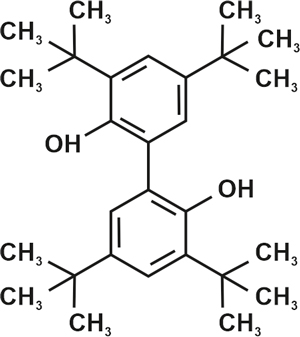 2,2'-Dihydroxy-3,3',5,5' tetra tert butyl biphenyl