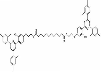 Bis(2-(4-(4,6-bis(2,4-dimethylphenyl)-1,3,5-triazin-2-yl)-3-hydroxphenoxy)ethyl) dodecanedioate (Appolo-1100) [Under Development]