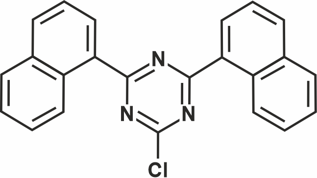 2-Chloro-4,6-di-1-naphthalenyl-1,3,5-triazine (Appolo-2301)  [Under Development]