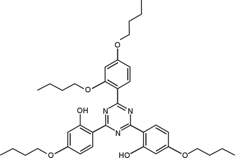 2,4-Bis(2-hydroxy-4-butyloxyphenyl)-6-(2,4-bis -butyloxyphenyl)-1,3,5-triazine (Appolo-460)