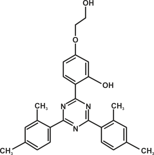 2,4-Bis(2,4-dimethylphenyl)-6-(2-hydroxy-4-(2-hydroxyethoxy)phenyl)-1,3,5-triazine (Appolo-1166) [Under Development]