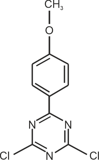 2,4-Dichloro-6-(4-methoxyphenyl)-1, 3,5-triazine (Appolo-122)
