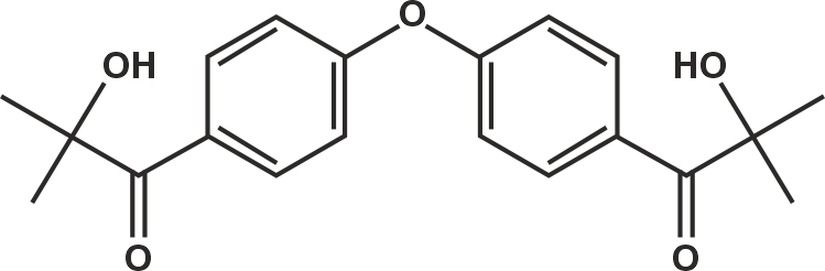 2-hydroxy-1-[4-[4-(2-hydroxy-2-methylpropanoyl)phenoxy]phenyl]-2-methylpropan  -1-one - Saracure 160