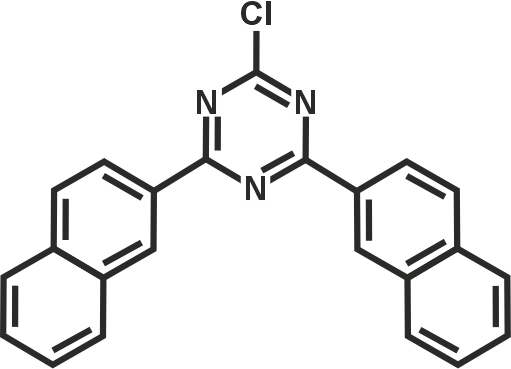 2-Chloro-4,6-di(naphthalen-2-yl)-1,3,5-triazine (Stellar-2024)