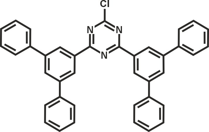 2-Chloro-4,6-bis[1,1':3',1'']terphenyl-5'-yl-1,3,5-triazine  (Stellar-2025)