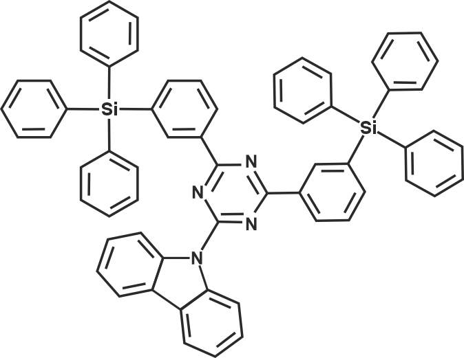 9-[4,6-Bis[3-(triphenylsilyl)phenyl]-1,3,5-triazin-2-yl]-9H-carbazole (Stellar-2052)