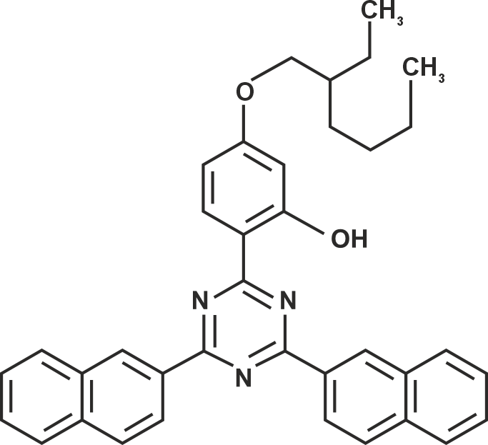 2-(4,6-Di-1-naphthalenyl-1,3,5- triazin-2-y-l)-5-{(2-ethylhexyl)oxyphenol (518045-49-3)(stellar-2045)