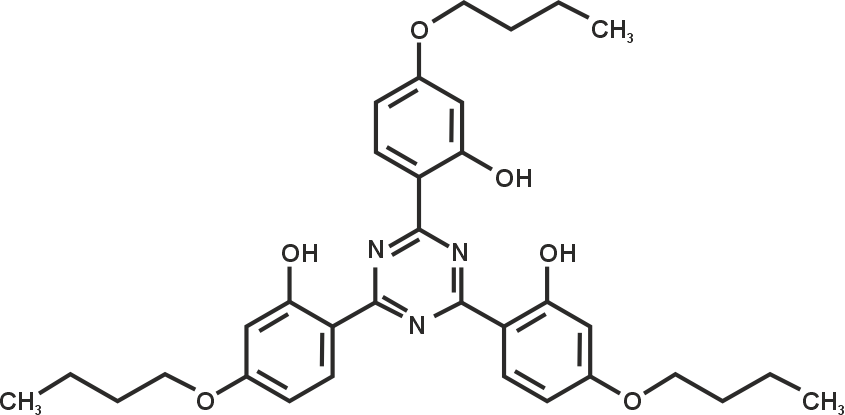 2,4,6-Tris(2-hydroxy-4-butoxyphenyl)-1,3,5-triazine (Stellar-2026)